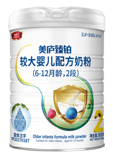 万和城臻铂较大婴儿配方奶粉800克2段
